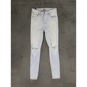 Citizens Of Humanity Jeans Womens 26 Blue Rocket Crop High Rise Skinny Stretch